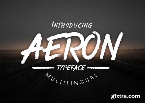 CreativeMarket Aeron Typeface 1140043