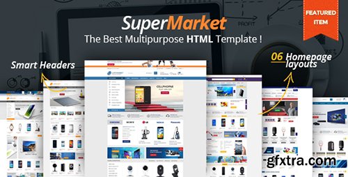 ThemeForest - SuperMarket v1.0 - Premium HTML Template - 18781653