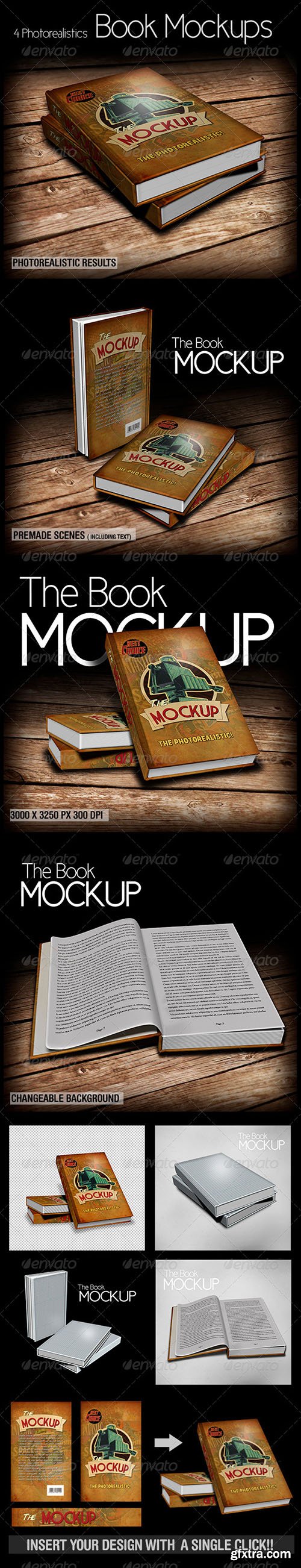 GraphicRiver The Book Mockup 6077778