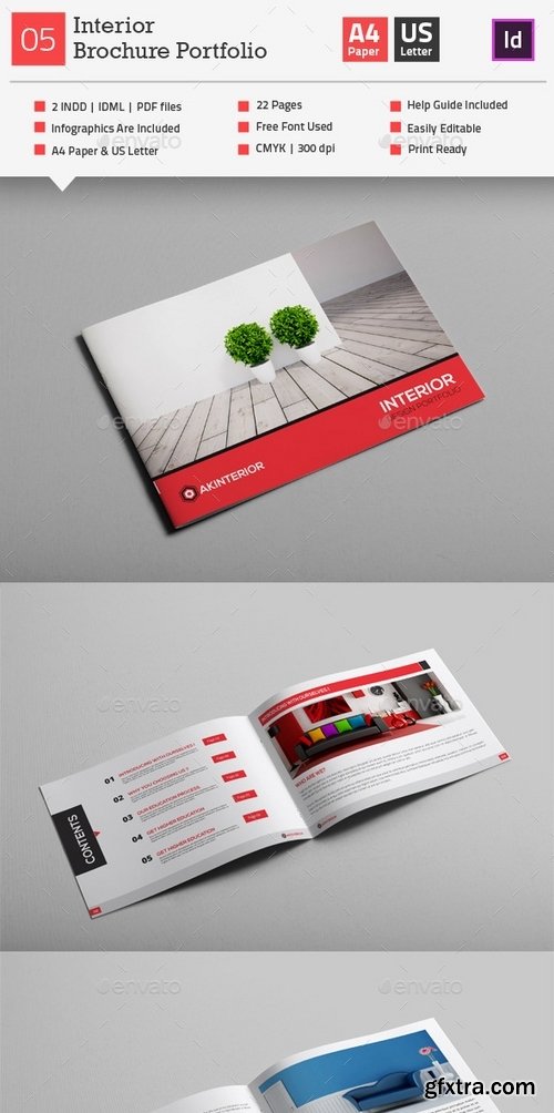 GraphicRiver - Interior Brochure Template Portfolio 9711709