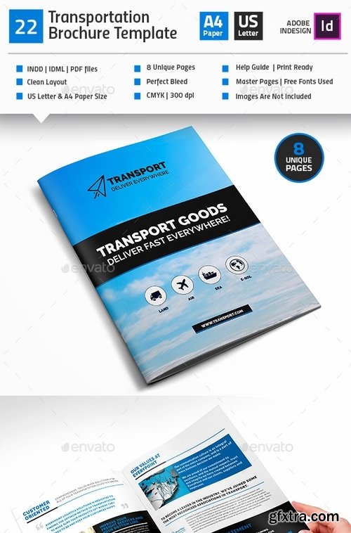 GraphicRiver - Transportation Business Brochure Template V22 16293860