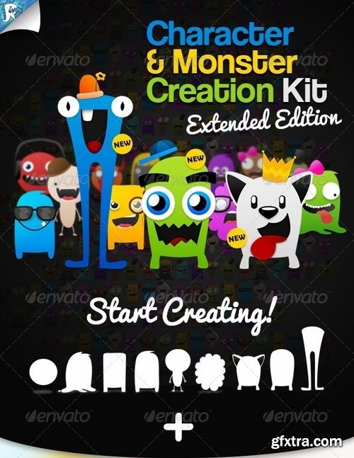 GraphicRiver - Character & Monster Creation Kit 115951