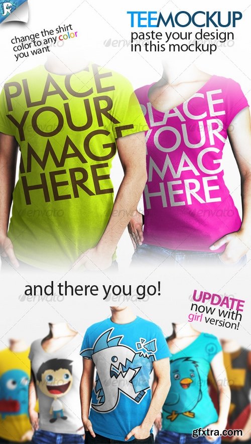 GraphicRiver - Tee Mockup - Your clothing 118676