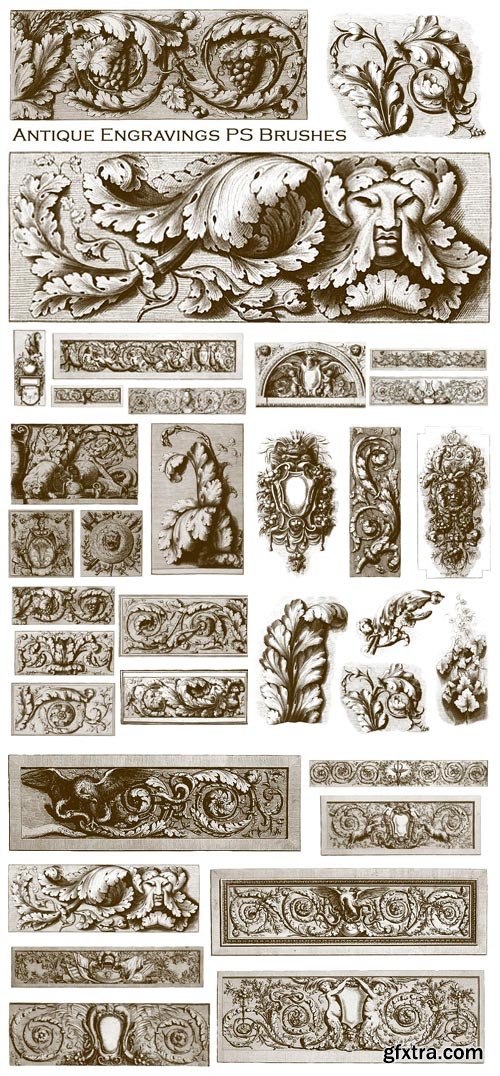 CM 1189422 - Antique Engravings PS Brushes