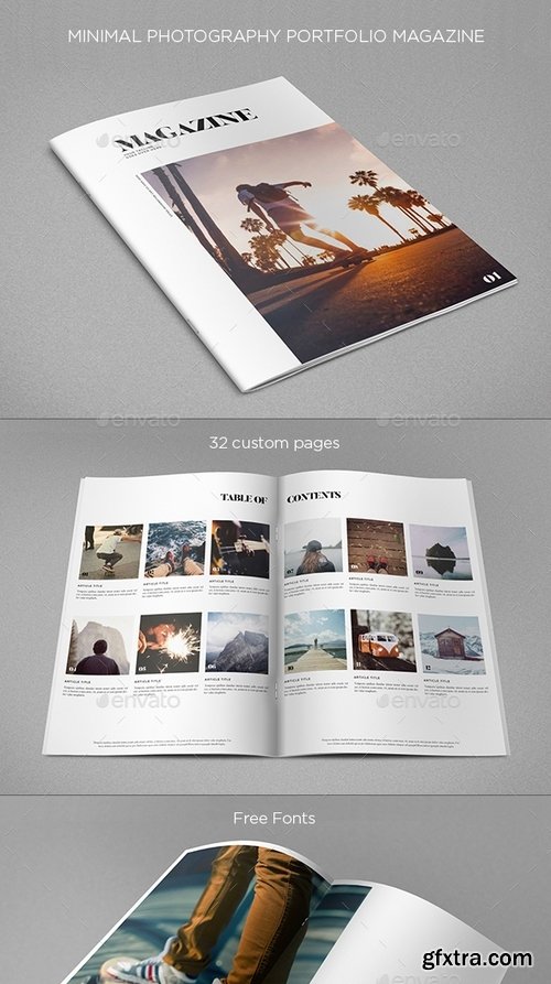 GraphicRiver - Minimal Photography Portfolio Magazine 16987998