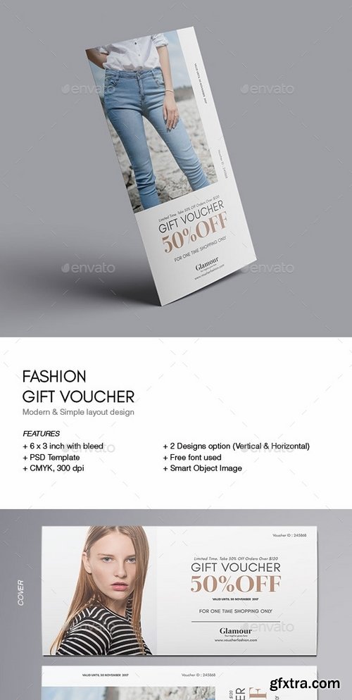 GraphicRiver - Fashion Gift Voucher 18790097