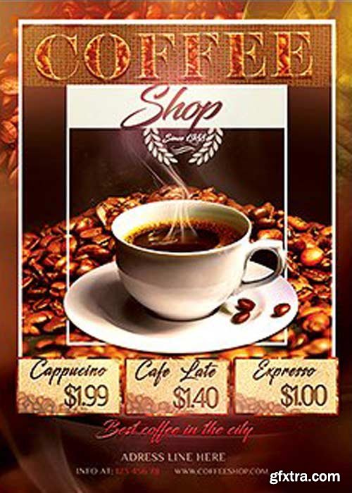 Coffee Shop V10 Flyer