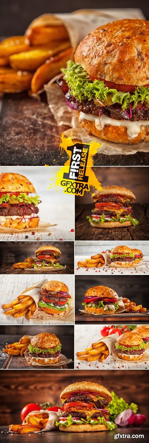 Stock Photo - Home Made Hamburger