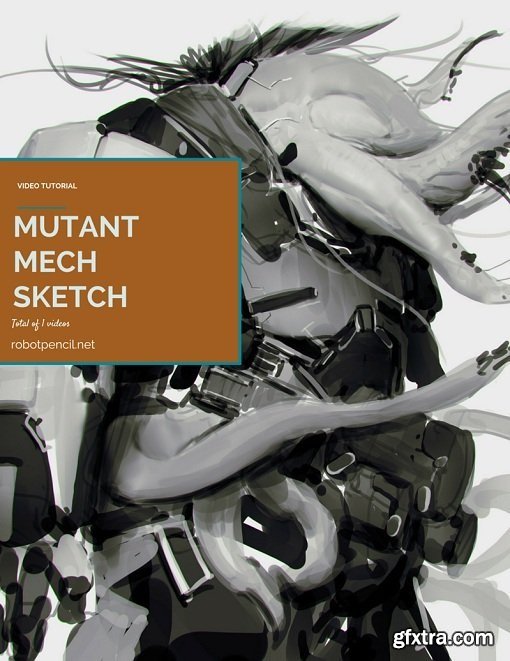 Gumroad - Anthony Jones - Mutant Mech Sketch
