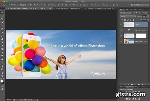 KelbyOne - Adobe Photoshop CC: Down & Dirty Quick Tricks