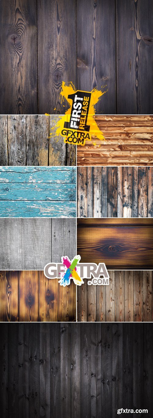 Stock Photo - Wooden Backgrounds or Textures 2