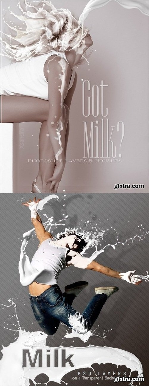 Ron\'s Milk Photoshop Brushes
