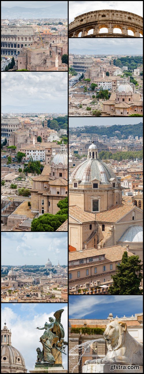 Rome cityscape 8X JPEG