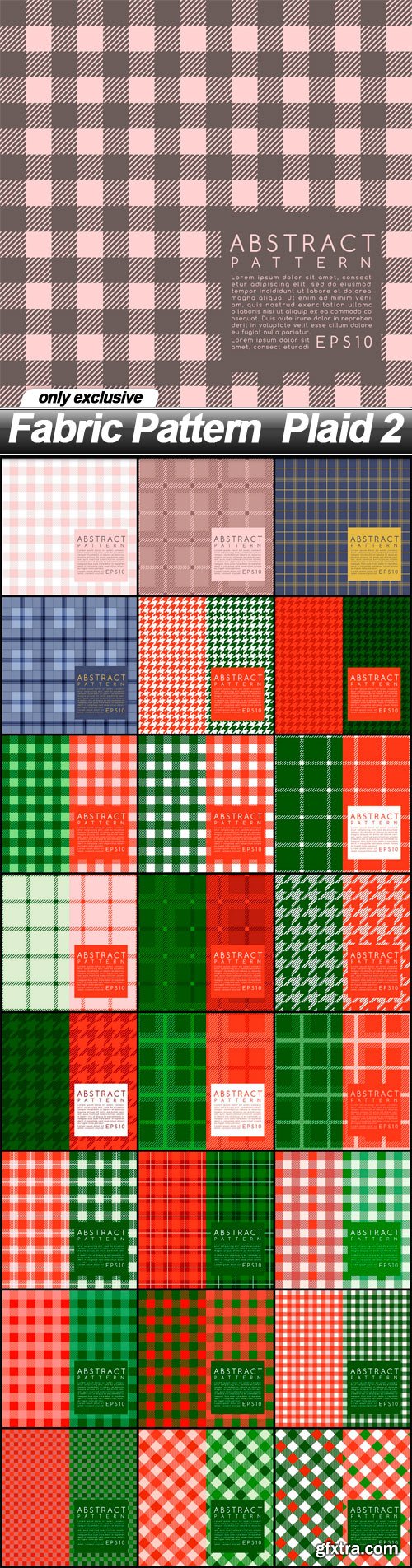 Fabric Pattern Plaid 2 - 25 EPS