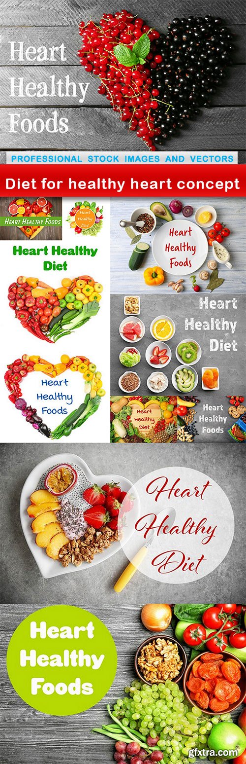 Diet for healthy heart concept - 11 UHQ JPEG