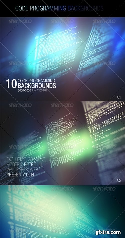 GraphicRiver - Code Programming Backgrounds 7747170