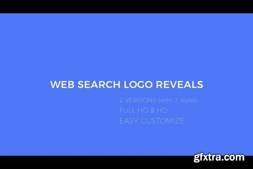 Web Search Logo Reveals After Effects Templates