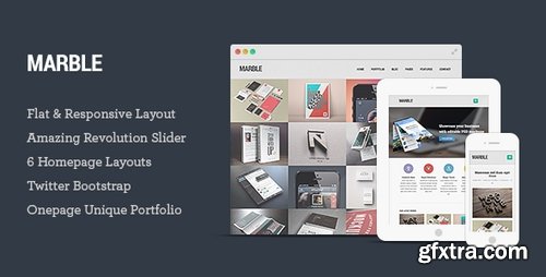 ThemeForest - Marble - Flat Responsive HTML5 Template 5712272