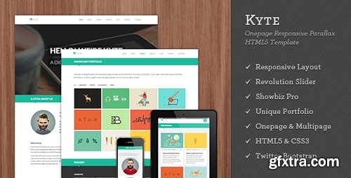 ThemeForest - Kyte v1.0.3 - Flat Onepage Responsive HTML5 Template - 5200259