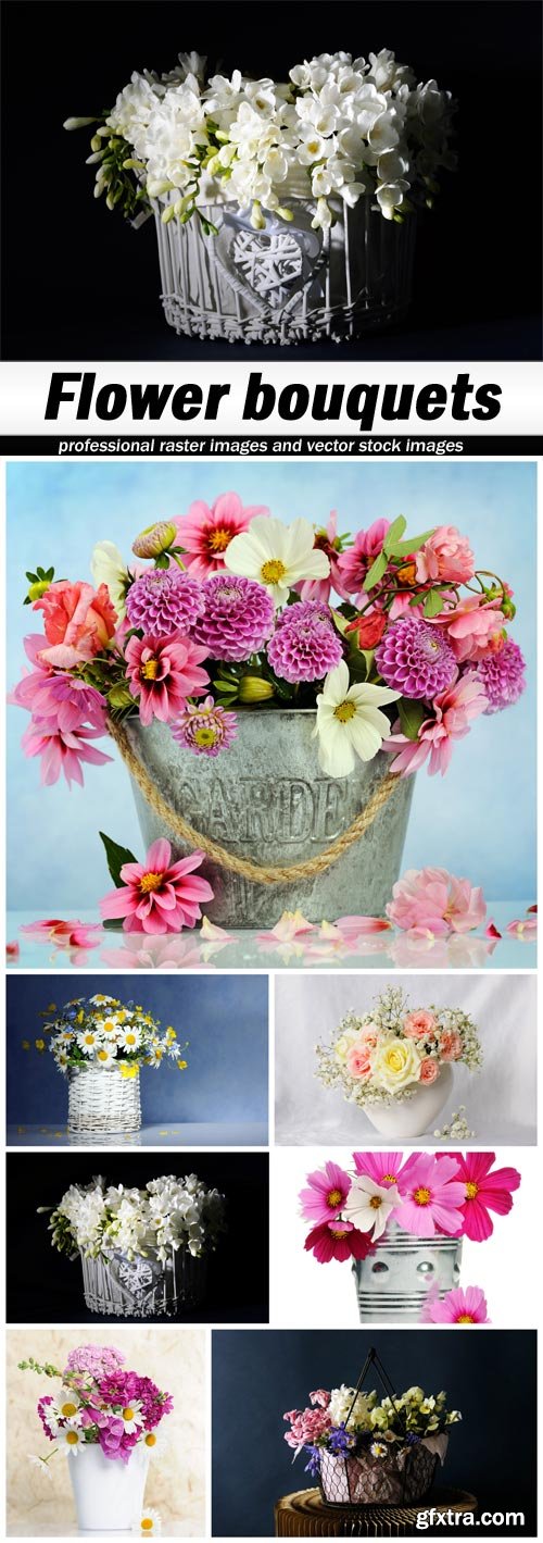Flower bouquets - 7 UHQ JPEG