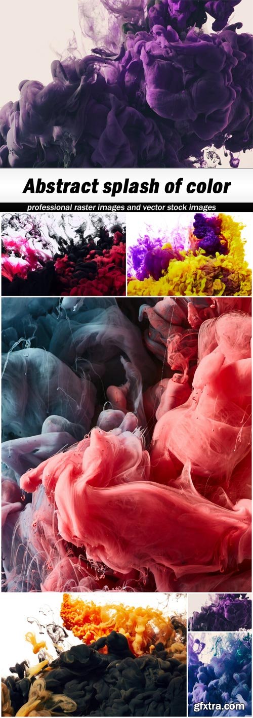 Abstract splash of color - 6 UHQ JPEG