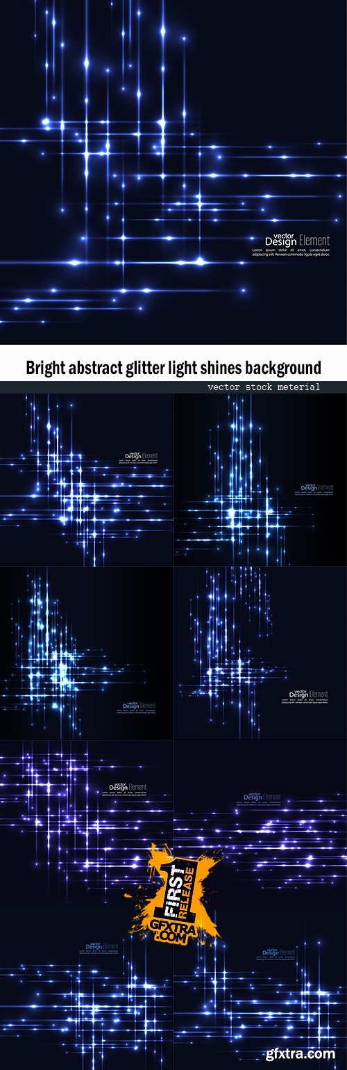 Bright abstract glitter light shines background