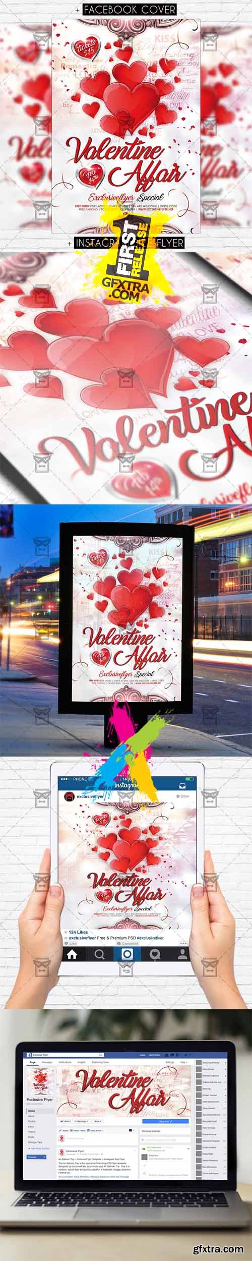 Valentine Affair - Premium Flyer Template