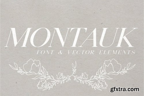 CreativeMarket Montauk | Serif + Bonus Vectors 1160468