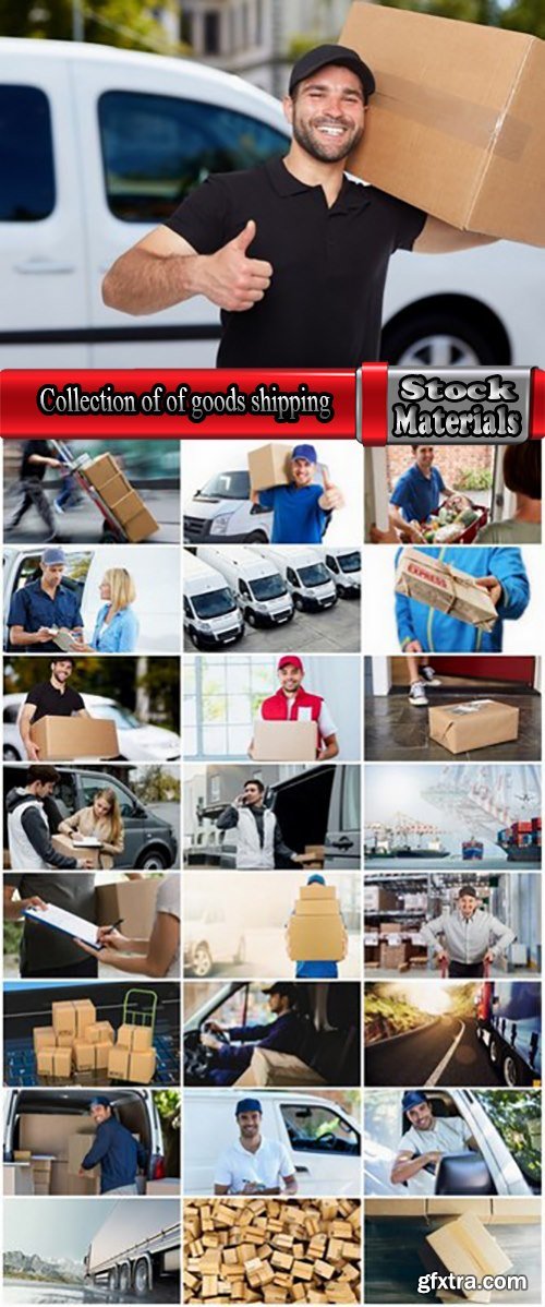 Collection of of goods shipping carton service is logistic Mail 25 HQ Jpeg