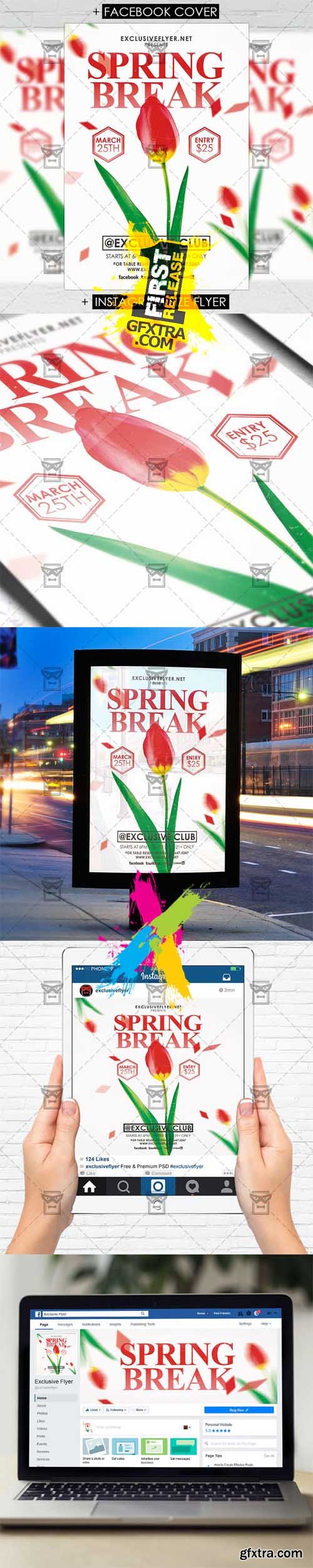 Spring Break - Premium Flyer Template