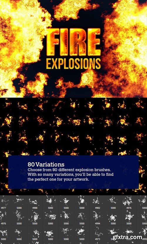 GraphicRiver - 80 Photorealistic Fire Explosions 4272358