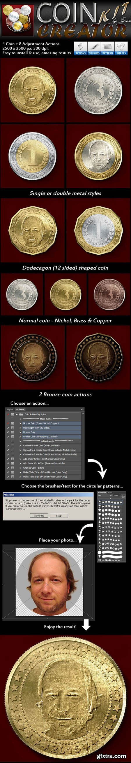 GraphicRiver Coin Creator Kit 12881677