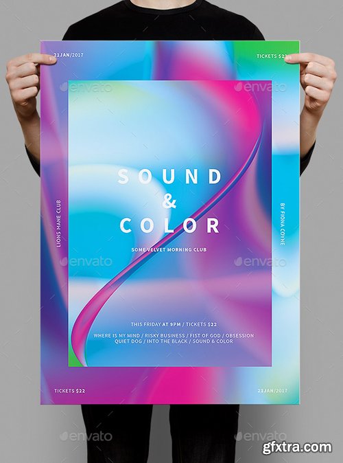 GR - Sound & Color Poster / Flyer 19297563