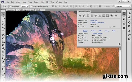 Avenza Geographic Imager for Adobe Photoshop v5.1