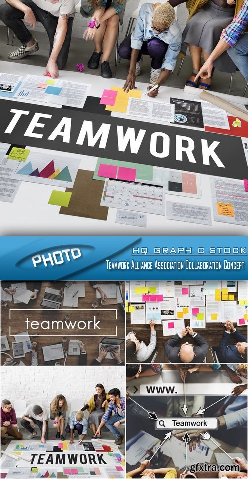 Stock Photo - Teamwork Alliance Association Collaboration Concept