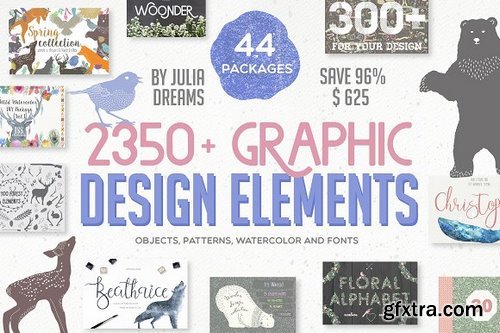 CM - 2350+ Graphic Design Elements 666765