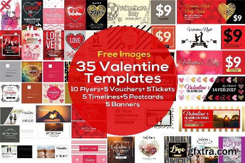 CreativeMarket 35 Valentines Day Templates 1203646