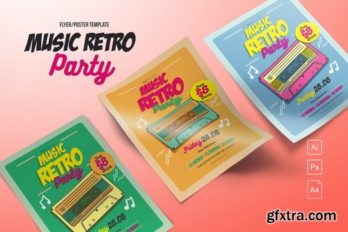 GraphicRiver - Music Retro Party 17449307