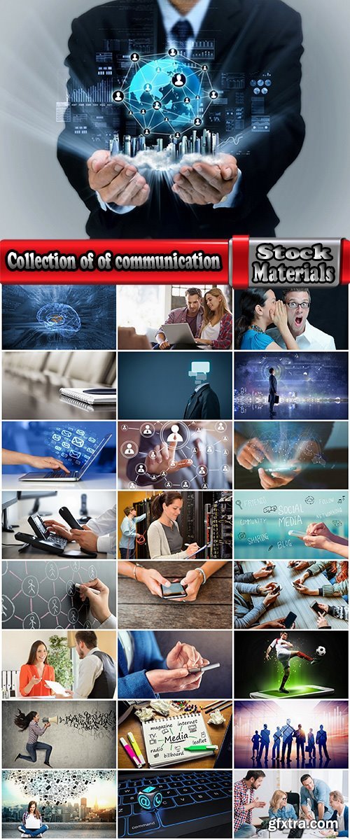 Collection of of communication communion data transmission gossip chat telemetry high tech technology 25 HQ Jpeg