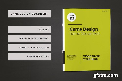 CreativeMarket Game Design Document Template 1171586