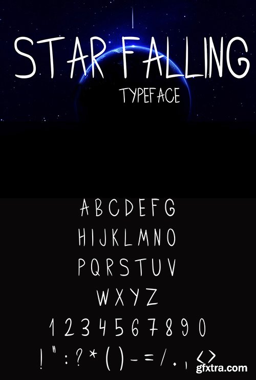 STAR FALLING Font