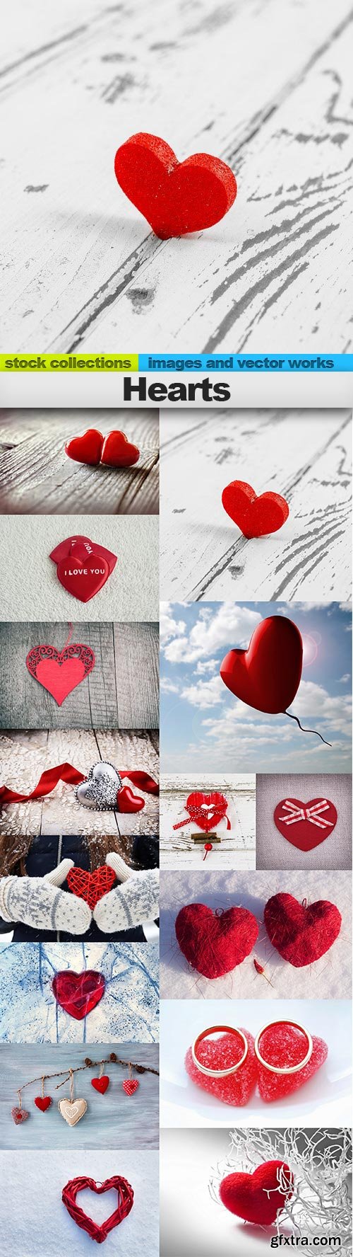 Hearts, 15 x UHQ JPEG