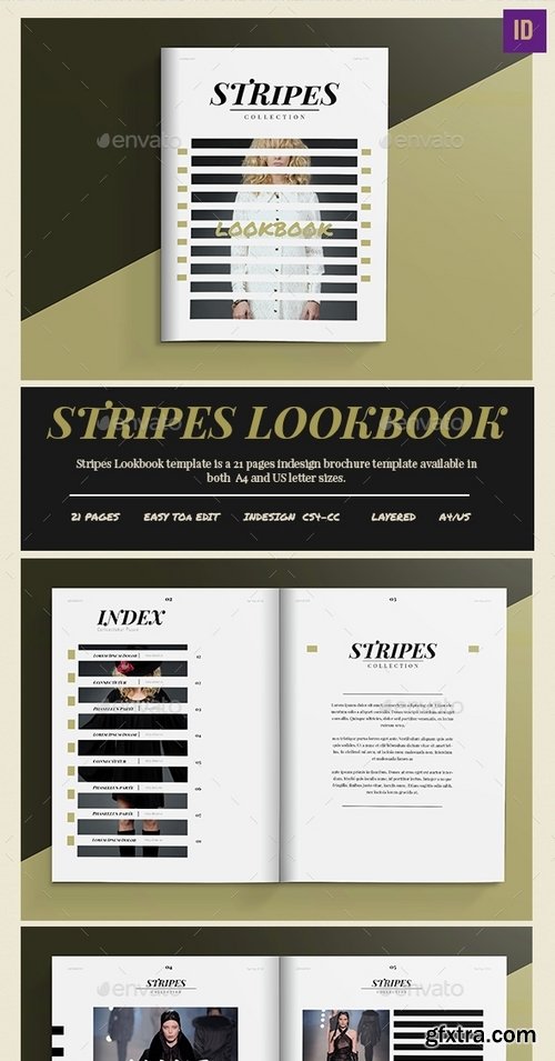 GraphicRiver - Stripes LookBookCatalogue 14516209
