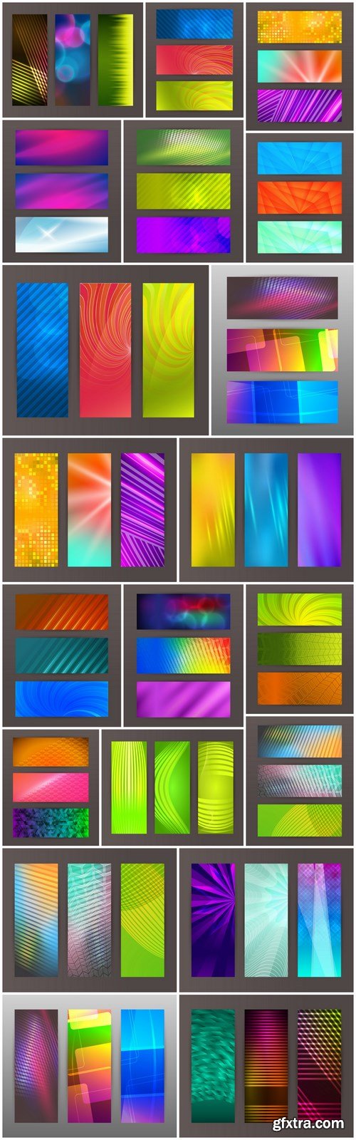 Abstract Banners Collection #135 - 20 Vectors