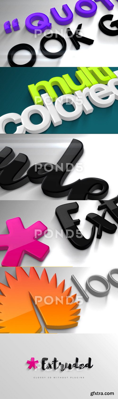 Pond5 - Extruded 3D Logo Creator 72076098