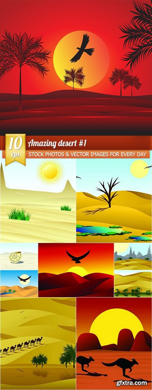 Amazing desert #1, 10 x EPS