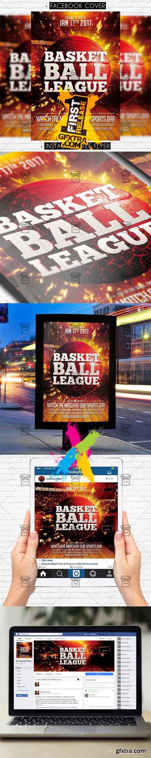 Basketball League - Premium Flyer Template
