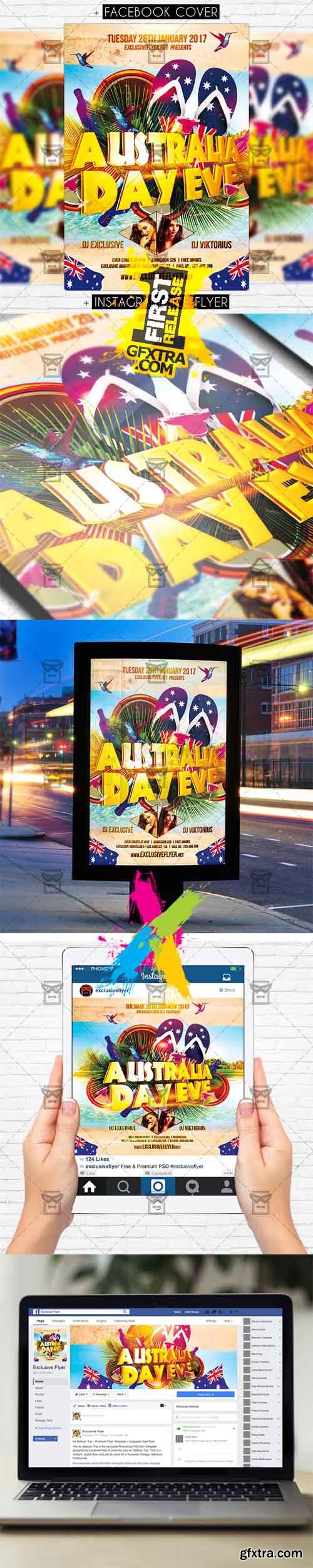 Australia Day Eve - Premium Flyer Template