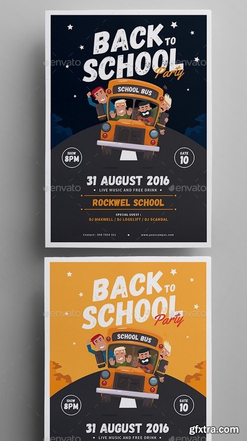 GraphicRiver - Back To School Party 17296288