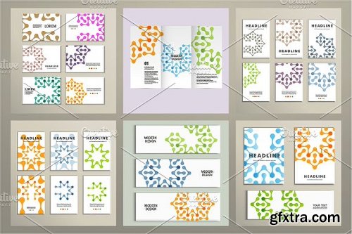 CreativeMarket Design Pattern With Abstract Figures 601467